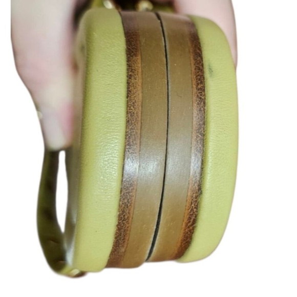 Ulla Johnson Olive Green Studded Sandals Size 9.5US Square Toe Crisscross Strap - Picture 7 of 11